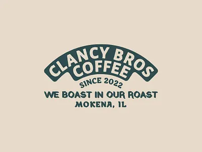 Clancy Bros Coffee Design Concept badge branding classic classic badge cloth clothing coffee coffee design coffee logo design graphic design logo merch merchandise roast ui vector vintage vintage design vintage logo