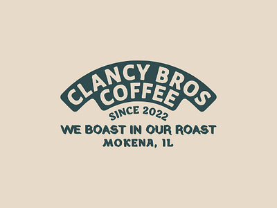 Clancy Bros Coffee Design Concept badge branding classic classic badge cloth clothing coffee coffee design coffee logo design graphic design logo merch merchandise roast ui vector vintage vintage design vintage logo