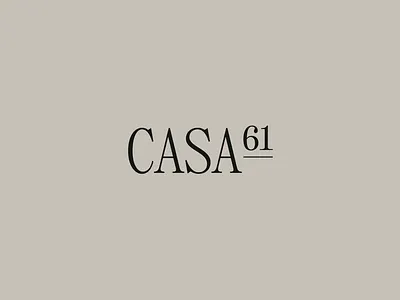 Casa61 Brand Identity brand brand identity branding design editorial editorial branding fashion fashion branding graphic design hotel hotel brand identity hotel design identity minimal outer typography
