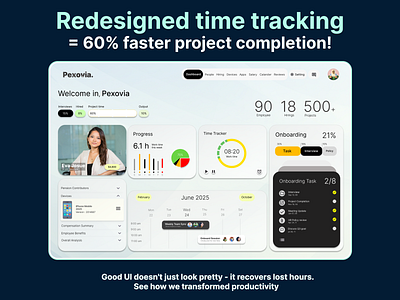 Modern HR Dashboard UI – Seamless Employee Management Experience clean ui design graphic design hr dashboard ui hrms ui design landing page saas dashboard ui ui ux dashboard design user interface design ux ui web app dashboard website dashboard