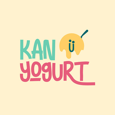 KAN YOGURT LOGO DESIGN PROJECT branding design graphic design illustration logo