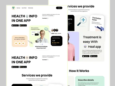 HEALTH WEBSITE health health dashboard health landing page health website healthcare healthscape medical state natural health