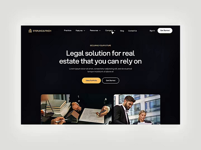 Law Firm Website advocate corporate corporate website corporate website design justice landing page law law company law company website law firm law firm website lawyer lawyer consulting legal adviser legal services legal support real estate ui ux web design website design