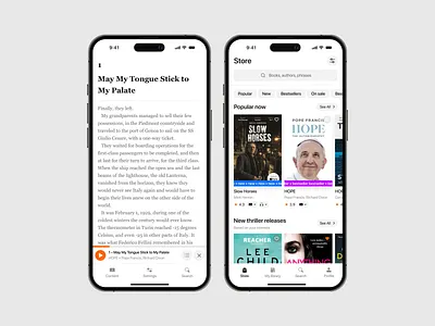 Mobile Book – App UI app app ui figma grid mobile product design ui ux