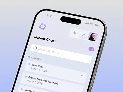 Nexa | AI Chat Assistant Mobile App ai development aidevelopment branding chatgpt design development illustration mobile app no code no code development nocode ui web design web development
