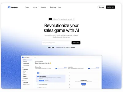 Sales website design figma product design uidesign uiuxdesign webdesign website