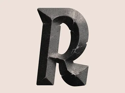 Letter R display letter grain letter letter r type typography