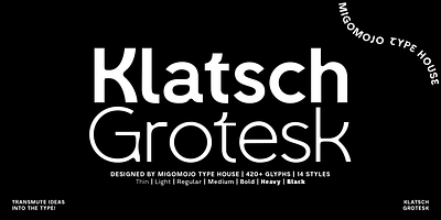 Klatsch Grotesk - Font Family branding clean contemporary font font family free font fun font grotesk humanist minimalism minimalist modern font sans serif typeface typo typographic poster typography