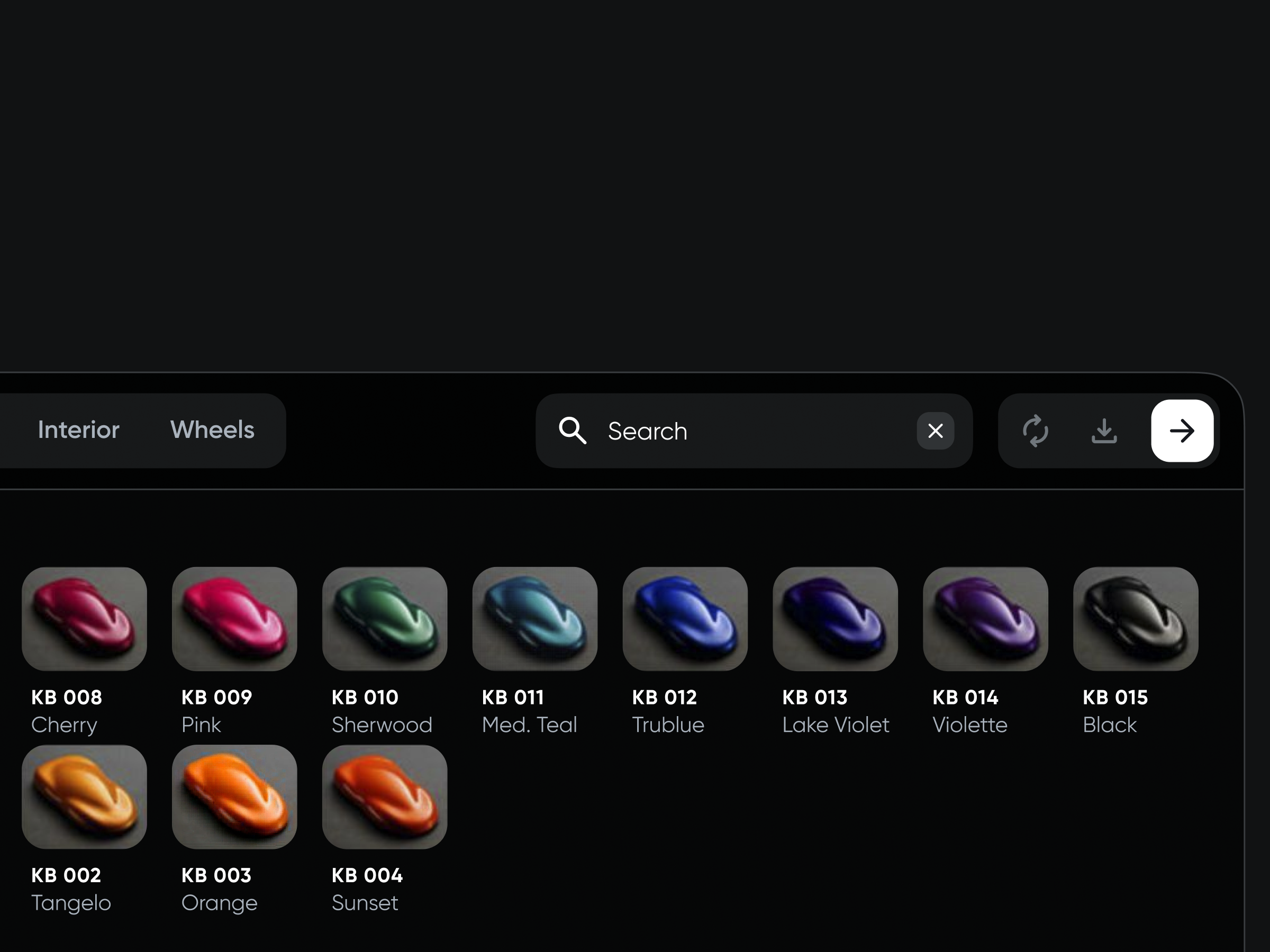 South by Unravel aidesign aiexperience aipoweredux aitools car application carvisualizer customcarexperience realtimerendering user interface vehicledesign