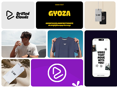 Drifted Clouds Branding branding branding design clothing ecommerce illustration illustrator logo modern branding modern design modern graphics photoshop tshirt design