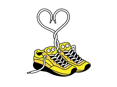Love Running brandillustration community design digitalartwork fun illustration graphic design hand drawn illustration illustrator marketing illustration positivty run club simple drawing singleline sports illustration