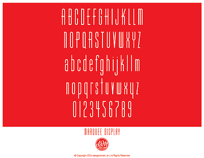 Marquee Regular display face family font fontself sans serif type typography
