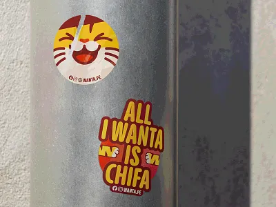 Llegó WANTA Branding branding bucket design download identity logo metal mockup mockups pole psd sticker template typography wall