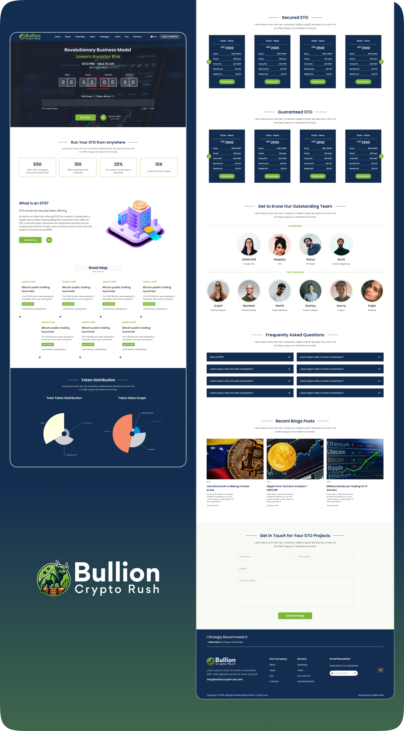 Bullion Crypto Rush - Web3.0 branding graphic design logo motion graphics ui