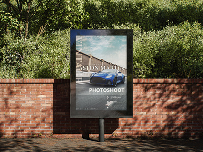 Aston Martin Design (Poster/Flyer Project) app branding design graphic design illustration logo typography ui ux vector