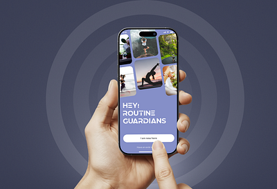 Routine Guardian - Daily Routine App - UX/UI animation app app design application design daily routine devlopment graphic design mobile app routine routine app ui uiux user expreience ux
