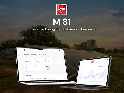 M81 - ERP Software for Solar Industry dashboard erp product development solar ui