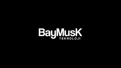 BayMusK Teknoloji | Wordmark Design 🌐📦👨🏻‍💻 brand branding design graphic graphic design illustrator logo technology vector wordmark