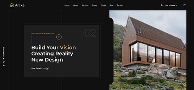 Arcke - Architecture & Interior Design HTML5 Template app branding graphic design illustration