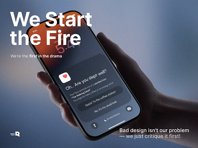 Health App - Smart Sleep Notification ai app crm dashboard design habit health interface ios lockscreen message mobile notification product routine saas sleep software ui ux