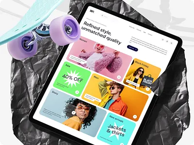 DRFT design streetwear ui ux webdesign woocommerce