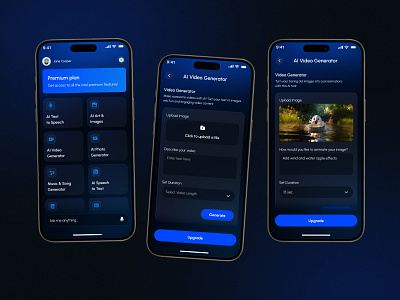 AI Buddy App ai app design ai assistant app aiapp branding chat gpt chatapp design iosapp modern app startup ui animation uiux