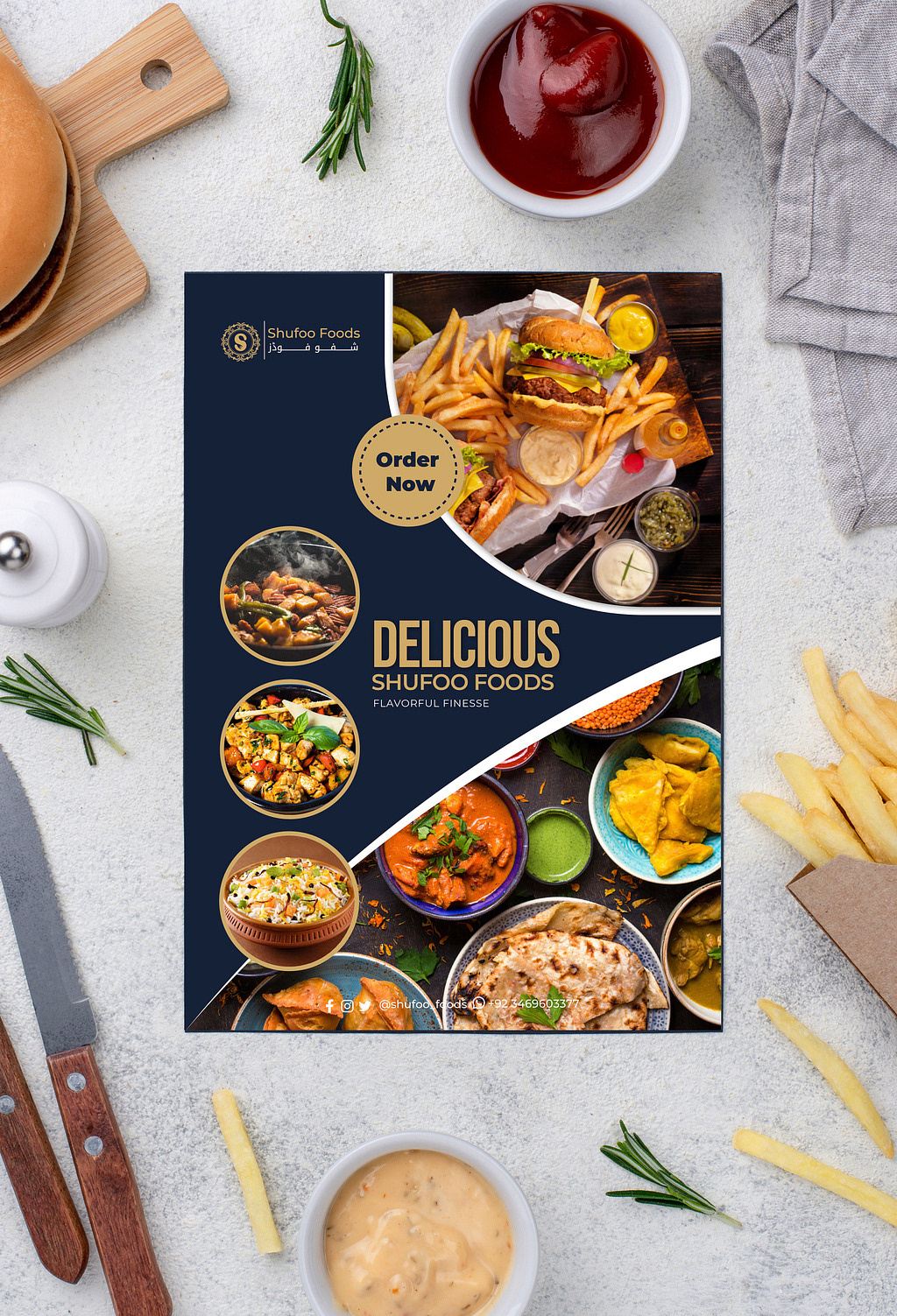 Clean Menu Design by Bandna on Dribbble