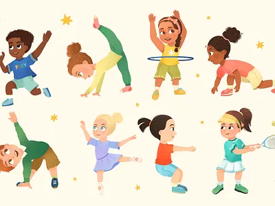 Let’s Move! | Children's book illustration book illustration character children children book illustration childrensbook illustration kidlitart picture book