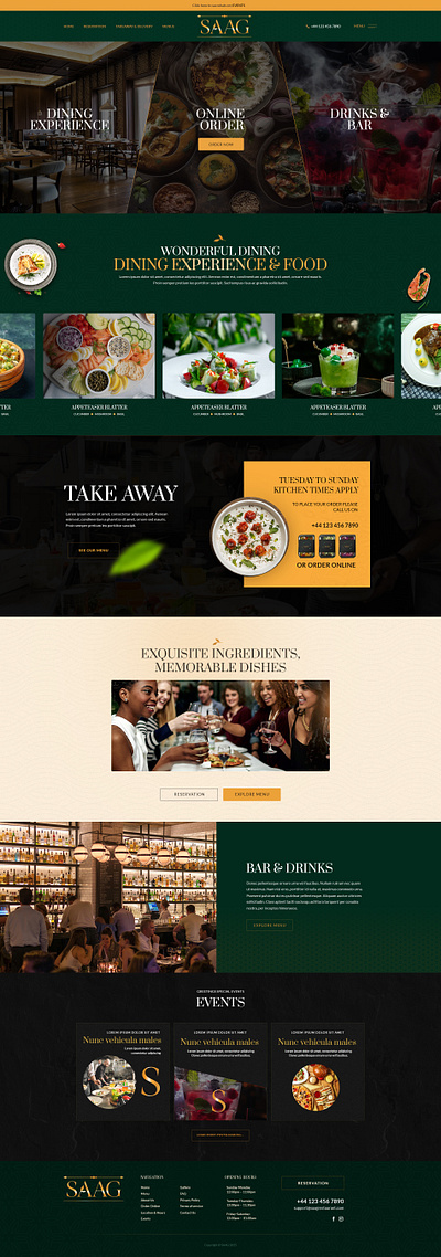 Modern Restaurant Website Design design layout layout design modern restaurant website design restaurant restaurant design restaurant layout restaurant layout design restaurant website restaurant website design restaurant website development ui user experience user interface ux web design website website development