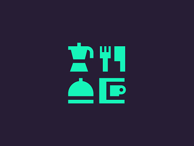 Coffeeshop Icons branding caffeine coffee espresso icons minimal moka moka pot roasting symbol