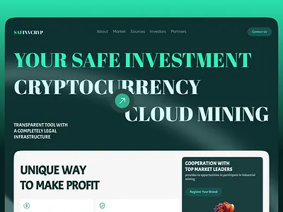 Cryptocurrency Investment Platform branding cryptocurrency design designer figma homepage illustration investment logo mobile app modern ui saas ui ui design uidesign uiux ux uxdesign webapp website