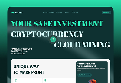 Cryptocurrency Investment Platform branding cryptocurrency design designer figma homepage illustration investment logo mobile app modern ui saas ui ui design uidesign uiux ux uxdesign webapp website