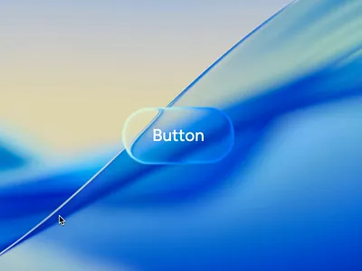 Liquid Glass ― Button animation button cta glass gradient liquid liquid glass minimal realisitc ui ux