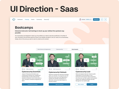 JULIE – Look & Feel Redesign (UI Direction) branding look feel ui ui design