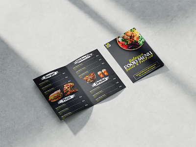 Modern Food Menu Brochure Design advertising branding design fastfoodmenu food foodmenu foodmenudesign graphic design menu menucard menucarddesign menudesign restaurant menu restaurant menu design