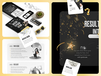 Landing page for accountant online course ✕ UI elements branding design figma graphic design landing landing page site ui