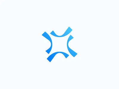 Abstract "X" Logo – Dynamic & Futuristic Identity abstract ai blue brand identity branding design dynamic futuristic gradient innovative logo design minimalist modern saas software startup symbol tech visual identity x