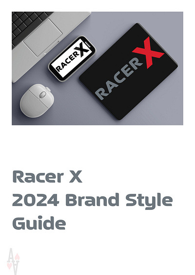 RacerX Logo & Brand Guide branding graphic design logo typography