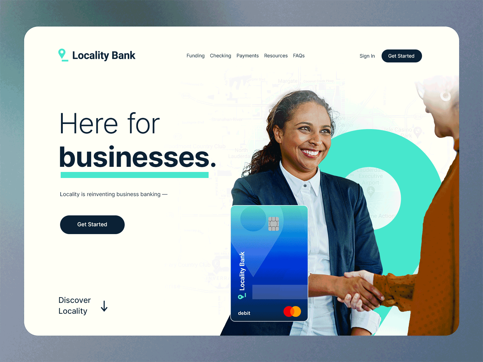 Locality Web Concept art direction brand branding design nymbus nymbus labs rebound ui ux web design