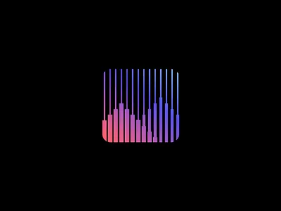 Music Mountains Logo – Sound Meets Landscape app icon audio brand identity branding colorful design entertainment equalizer festival gradient graphic design logo design minimalist modern mountain music nightlife podcast soundwave visual identity