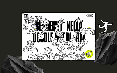 FRA! Portfolio - Doodle Designer & Illustrator animation clean creative doodle freelance portfolio illustration illustrator landing page landing page design minimal portfolio portfolio web design ui design web design website