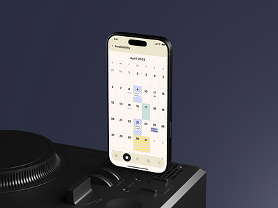 IOS Mobile App UI/UX Design HR & Job Finder App Calendar Booking calendar figma finder hr iosapp job mobile app design mobile ui uiuxdesign