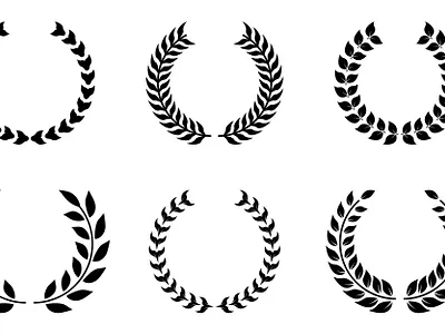 Wreath Laurel, Olive Leaves Trophy decoration