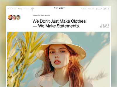 Clothing E-Commerce Web Design beauty clothes cotton e commerce ecommerce hat landing page marketplace online shop online shopping shop shopify shopping ui ui design web design website