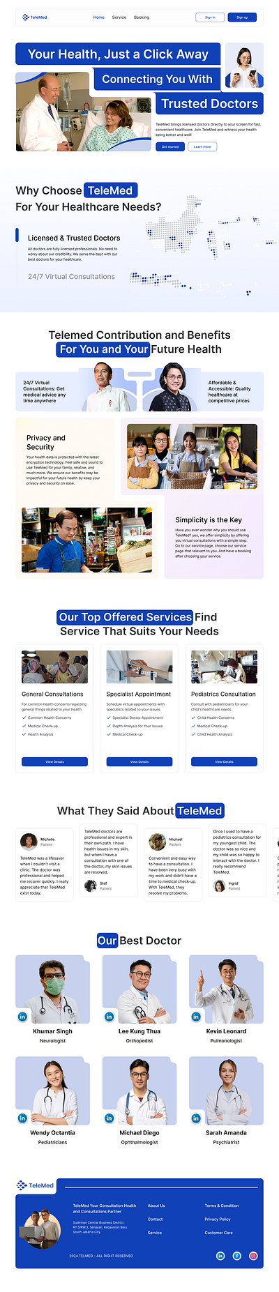 Telemed web design 3d animation app appdesign branding design graphic design illustration logo motion graphics ui uidesign ux uxdesign