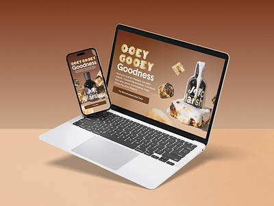 Web Banner for Coffee Brand banner coffee cpg drink food ui ux web