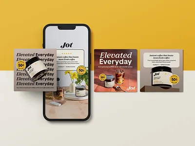 Ad Design for Coffee Brand ad coffee facebook ig instagram meta ui web web design
