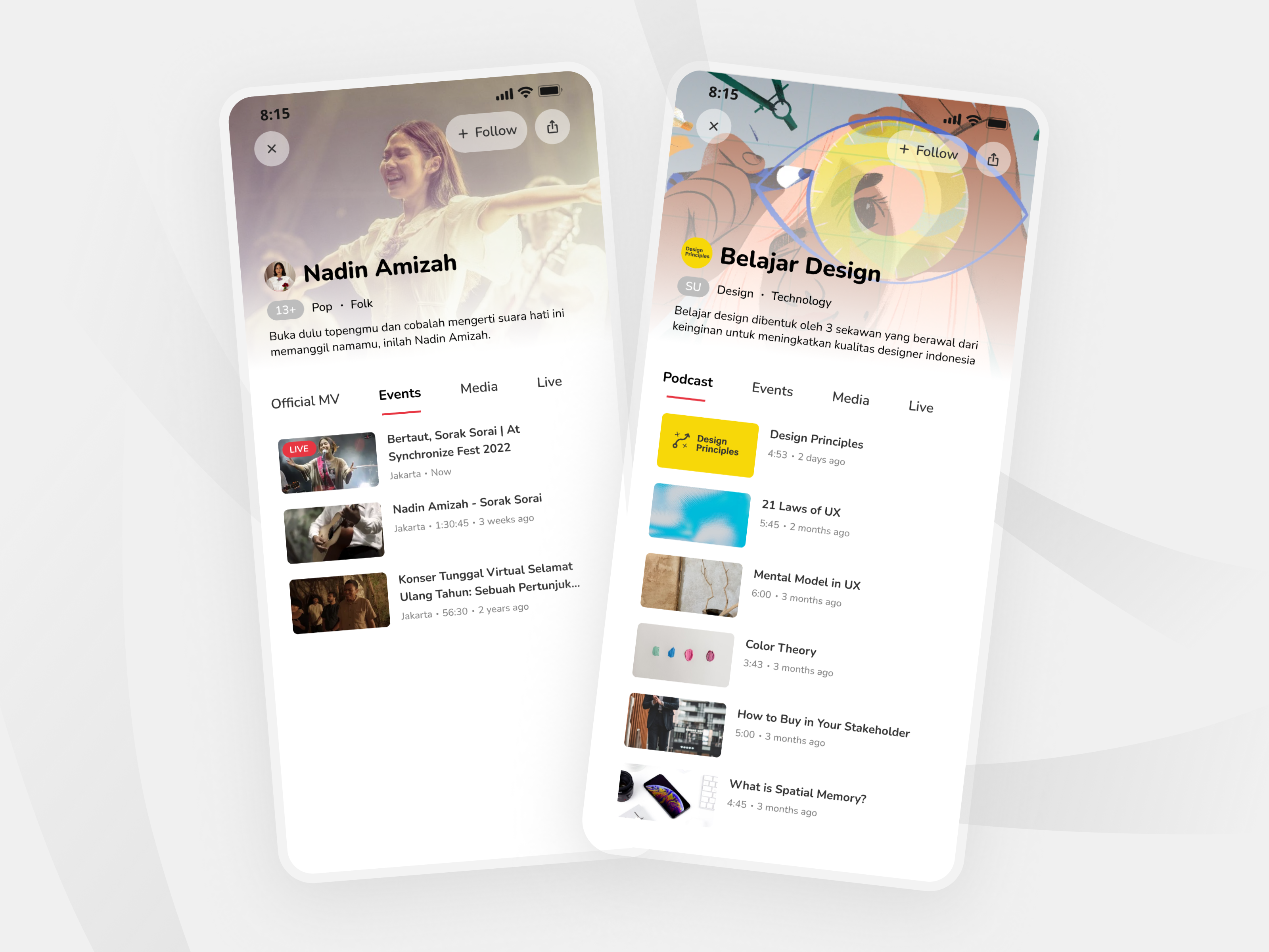 Video Streaming app design chat concert design live video mobile app mobile design simple design streaming streaming app ui ux video video app