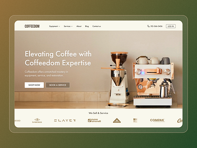 Coffee machine’s e-commerce branding e comerse graphic design logo shop ui ux uxui uxui design web webdesign website