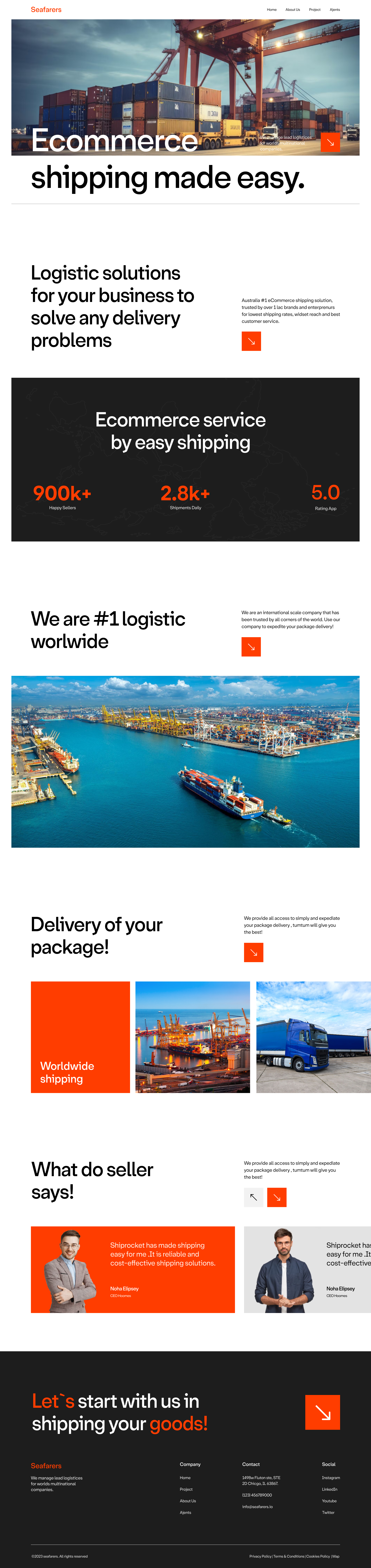 Example of Clean & Responsive UI Web Design